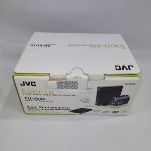 JVC CU-VD3U Direct Portable DVD Video Burner CD Audio Everio Share Station
